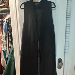 Highline longline sleeveless blazer vest - XS